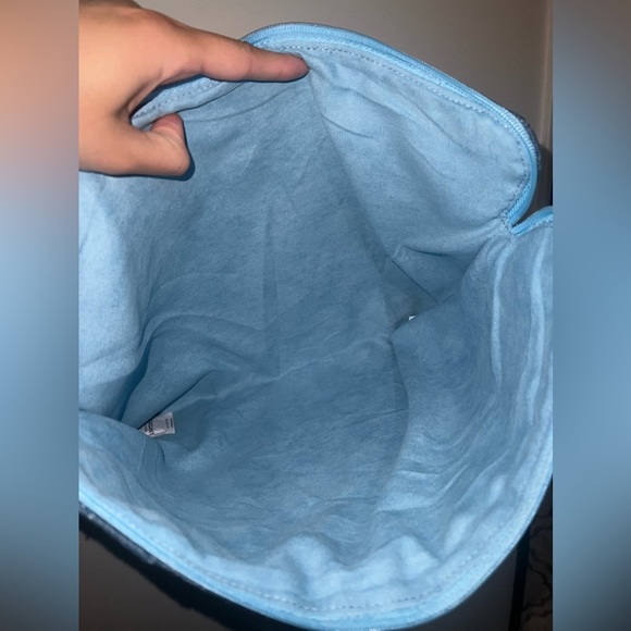 American Eagle Outfitters Laptop Sleeve case w small Pouch. denim style laptop - Picture 8 of 13